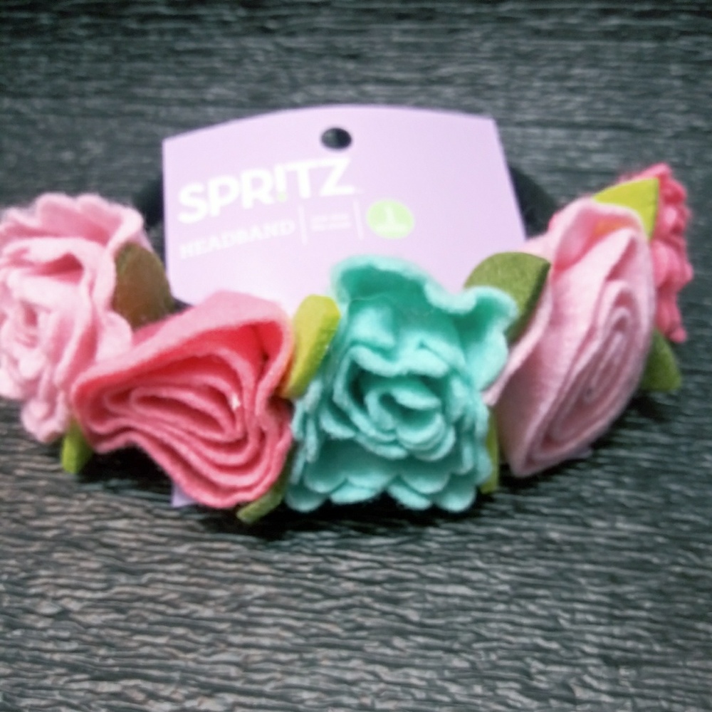 Spritz flowers hair bow hair band hair barrette